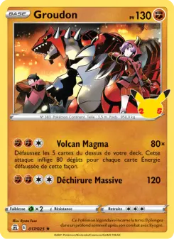 Groudon — Célébrations