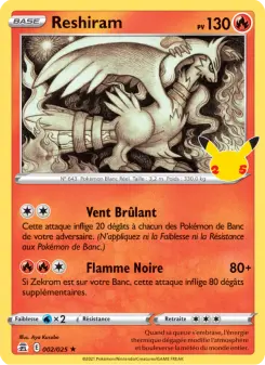 Reshiram — Célébrations
