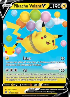 Pikachu Volant V — Célébrations