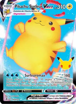 Pikachu Surfeur VMAX — Célébrations