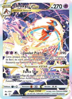 Deoxys VSTAR — Zénith Suprême Galerie Galaroise