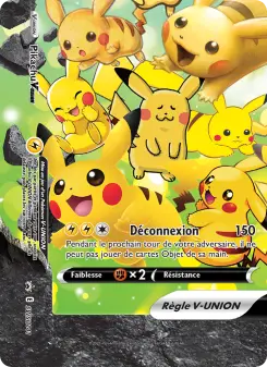 Pikachu V-UNION — Promo SWSH