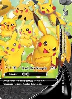 Pikachu V-UNION — Promo SWSH