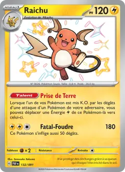 Raichu — Destinées de Paldea