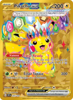 Pikachu-ex — Étincelles Déferlantes
