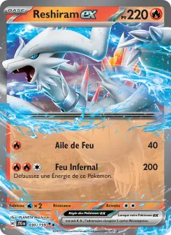 Reshiram-ex — Aventures Ensemble