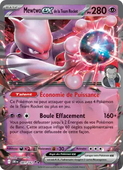 Mewtwo-ex de la Team Rocket — Rivalités Destinées