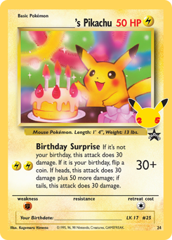 Pikachu de ________ — Célébrations Collection Classique