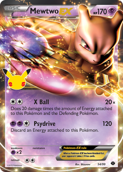 Mewtwo-EX — Célébrations Collection Classique