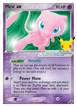 Mew ex — Célébrations Collection Classique